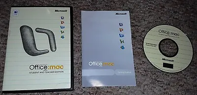 Microsoft Office 2004 For MAC Student & Teacher Edition Software Key Code • $9.99
