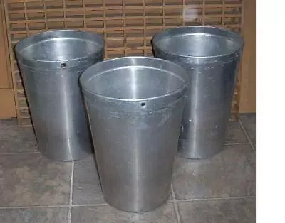 3 Aluminum Sap Buckets Maple Syrup Bucket VERY NICE • $11.69