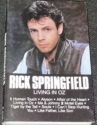 RICK SPRINGFIELD LIVING IN OZ Audio Cassette Tape • $18.37