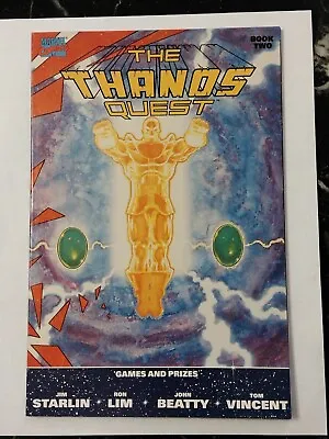 Thanos Quest #2  9.9 MINT  1990  UNOPENED UNREAD.  HOT 🔥 KEY 🗝 • $38