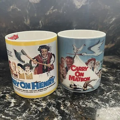 £15 • Buy Carry On Henry And Carry On Matron Mugs Coffee Cup Mug