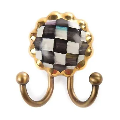 Brand New Mackenzie Childs Courtly Check Hook • $48