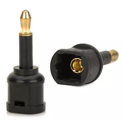 3.5mm Mini Jack Plug To Toslink TOS Optical Fiber Optic Audio Converter Adaptor • $7.99
