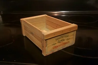 Vintage Wooden Cranberry Crates/Boxes [CARVER.MA] Cranberry Grower Fruit Crates • $15