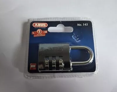 Abus 145/30 Combination Padlock In Titanium Colour • £7.25