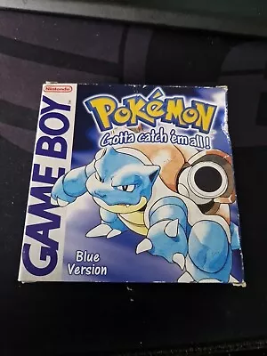 Pokemon Blue Version Cardboard Box Only Nintendo Gameboy  • £20