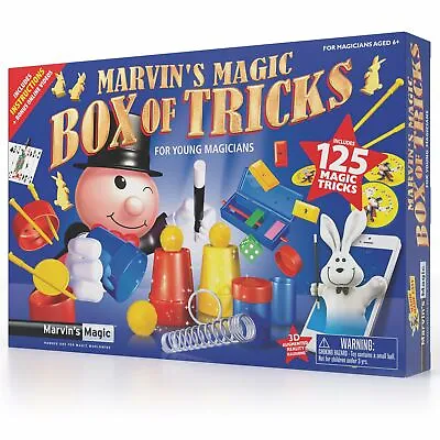 Marvin's Magic - 125 Amazing Magic Tricks For Children - Magic Kit - Magic Set • £19.99