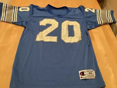 Vintage 90's Champion NFL Detroit Lions #20 Barry Sanders Jersey Size 44 • $46