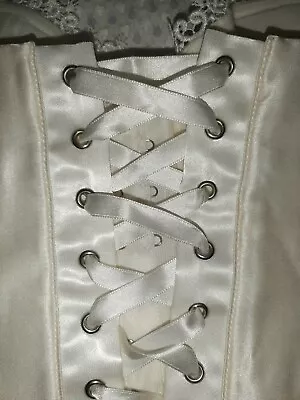 £4 • Buy PANACHE MASQUERADE HESTIA BRIDE IVORY Spare Long Narrow Lacing Ribbon Fits Other