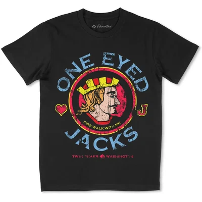 One Eyed Jacks T-Shirt Horror Double RR Diner Owl Twin Peaks Northern Hotel D296 • £13.99