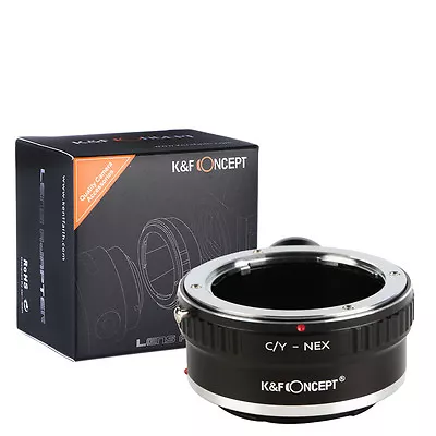 Contax Yashica C/Y Lens To Sony E Mount NEX-VG10 NEX3 NEX5 NEX-C3 Adapter Tripod • $25.99