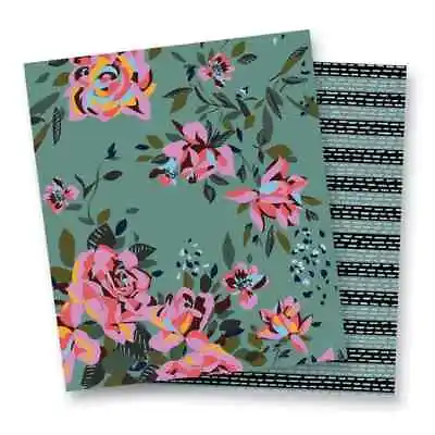 Vera Bradley NWT NEW Napkin Set Of 4 28810 Rosy Outlook Green Floral Pink • $16.99