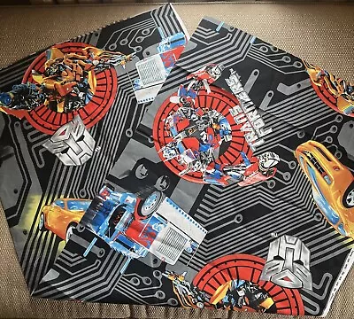 Transformers Cotton Fabric 2008 HASBRO Material 1  1/3 Yards • $15