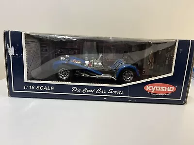 Kyosho 1/18 Scale Diecast - 7020BL - Caterham Super Seven - Ultra Rare Blue • £95