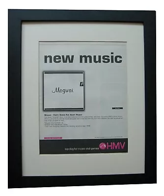 Mogwai+happy Songs People+poster+ad+rare Original 2003+framed+express World Ship • $88.34