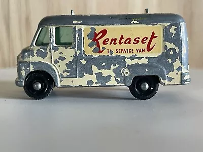 Rentaset TV Service Repair Van Truck 62b  Cream 1963 Vintage Matchbox Lesney • $2.99