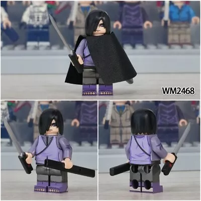 Boruto: Naruto Next Generations Sasuke Uchiha Anime WM Blocks Mini Figure • £4