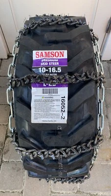 $229 • Buy *V-BAR* 10-16.5NHS 31X10.50R16.5LT *7mm*COMMERCIAL* Snow Mud Ice Tire Chains 5-5