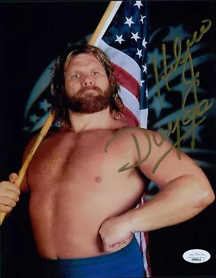 Hacksaw Jim Duggan WWE WCW Wrestler Signed 8x10 Glossy Photo JSA Authenticated • $27.99