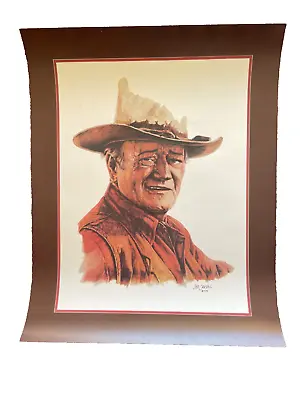 Vintage John Wayne Poster Lee Carvel John Wayne • $75