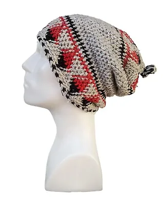 £14 • Buy Wool Slouch Beanie Hat Knitted Winter Skater Thick Warm Cosy Colourful Moroccan