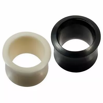 £7.82 • Buy Flesh Tunnel Plug Horn Bone Black White Piercing Jewelry Ear Stretcher Handmade