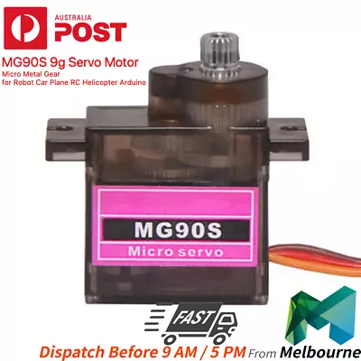 MG90S 9g Servo Motor Micro Metal Gear For JR RC Helicopter Airplane AU STOCK • $14.99