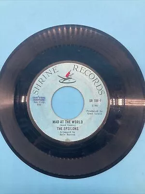 Epsilons Mad At The World 45 Single VG Used • $300