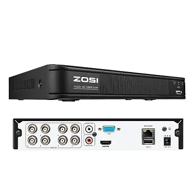 ZOSI 8 Channel 4-in1 Security Surveillance CCTV 1080p DVR NO HDD Night Vision • $48.79