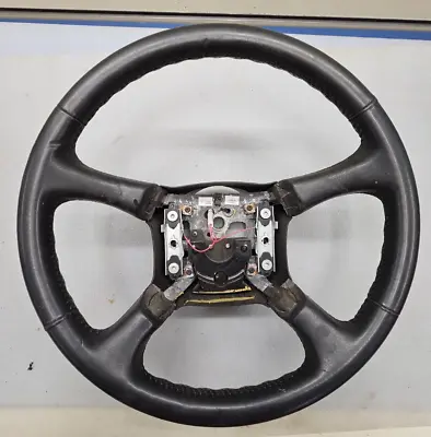 99-02 Chevy Silverado Tahoe Suburban Blazer SONOMA Steering Wheel Leather Black • $120.89