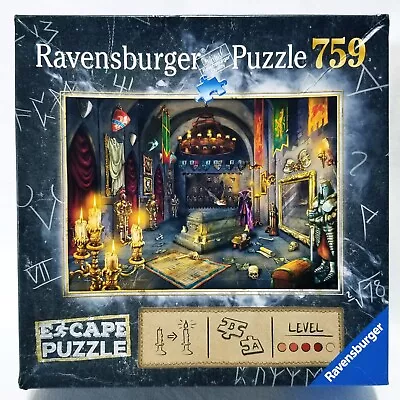  Vampire Castle  Ravensburger Escape Puzzle 759 Piece Dracula Sealed Worn Box • $10