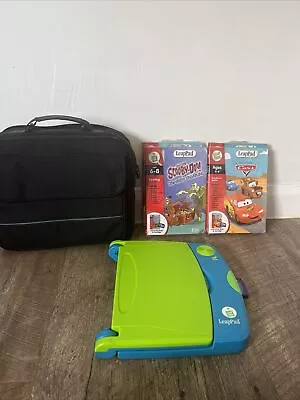 Leapfrog LeapPad Learning System-  4 Interactive Books And Cartridges Withcase • £25