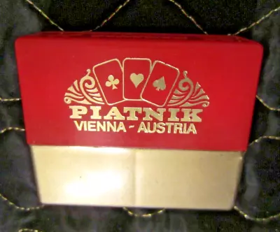 Fred Piatnik & Sons 1968 Austrian 2 Deck Set Mini Playing Cards - Sealed Mint! • $95