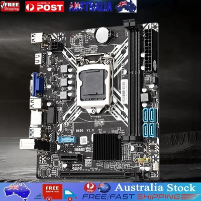 B85 Motherboard LGA1150 PC Motherboard DDR3 Dual Channel Desktop Assembly Kit • $57.39