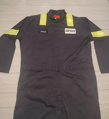 CINTAS Men's Coverall Workwear With Reflector Stripes - Size 50/32 • $35