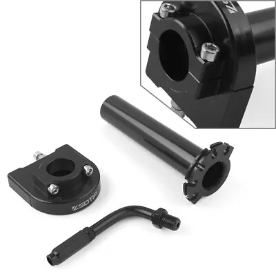 90 Accelerator Throttle Cable Adjuster Fit For Universal Motorcycle W/ Handgrip • $27.32