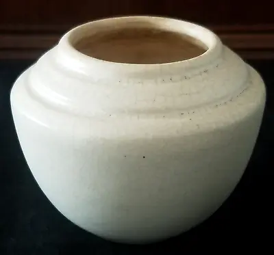 Vintage Art Pottery Matte White Small Vase Or Planter Marked 168 Or 891 2.5  • $4.99