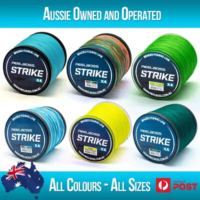 $52.95 • Buy Braid Fishing Line 8 10 12 15 20lb 30lb 40lb 50lb 65 80lb 100lb 300m 500m 1000m