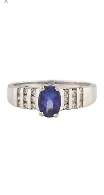 14k Tanzanite Diamond Estate Ring • £423.69