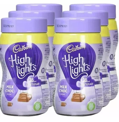 6x Cadbury Highlights Instant Hot Chocolate Powder 154g Each - 6 Pack • £23.79