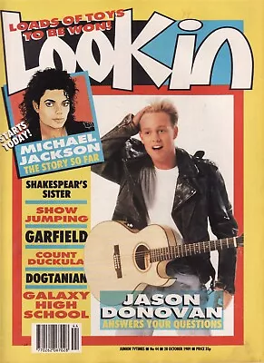 Look In Magazine 46 1989 Jason Donovan Cov Poster & Feature. Shakespears Sister • £4.99