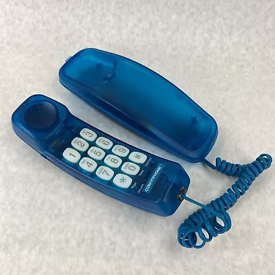 Vintage Conair Phone PR5001 Translucent Blue Dock And Phone • $29.99