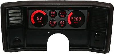 1978-1988 Monte Carlo Digital Dash Panel Red LED Gauges Made In The USA • $365.16