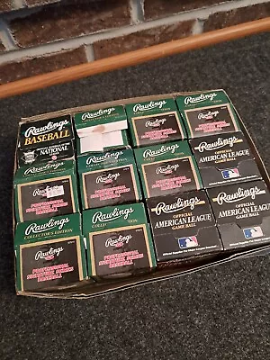 12 Rawlings Baseballs  1=al  3=nl  8= Professional Signature Series Dozen New • $94.99