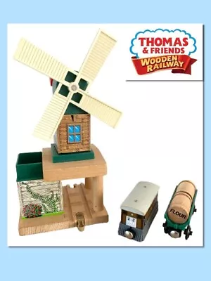 Thomas The Tank Engine Wooden Railway Train TOBY'S WINDMILL • $69