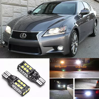 2x White LED 921 W16W Backup Reverse Light Bulbs For Lexus GS300 GS350 2002-2015 • $11.35