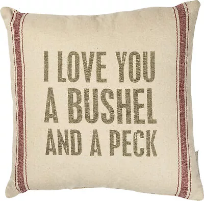 I Love You A Bushel And A Peck Throw Pillow • $25.95