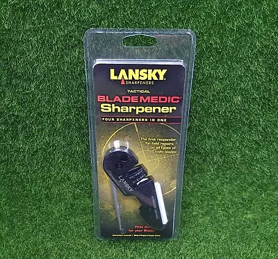 Lansky BladeMedic Tungsten Carbide Ceramic Rod Serrated Knife Sharpener PS-MED01 • $15.39