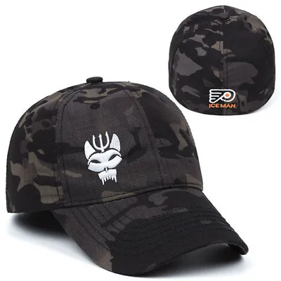 Mens Military Fans Army Tactical Baseball Cap Jungle Camouflage Snapback Sun Hat • £8.38