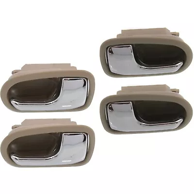 Interior Door Handle Set For 1995-2003 Mazda Protege Front And Rear Sedan Beige • $19.66